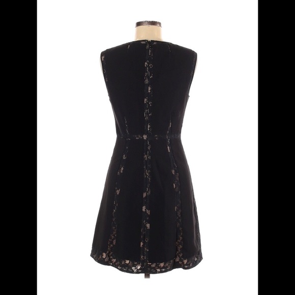 BCBG Black Lace Detail Marae Cocktail Dress - Picture 3 of 5
